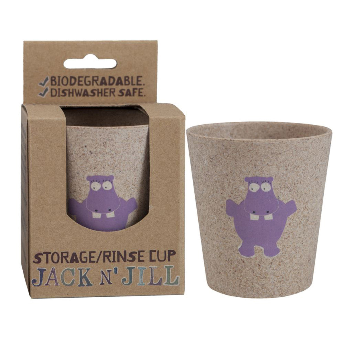 Jack N' Jill Bio Rinse Cup - Hippo