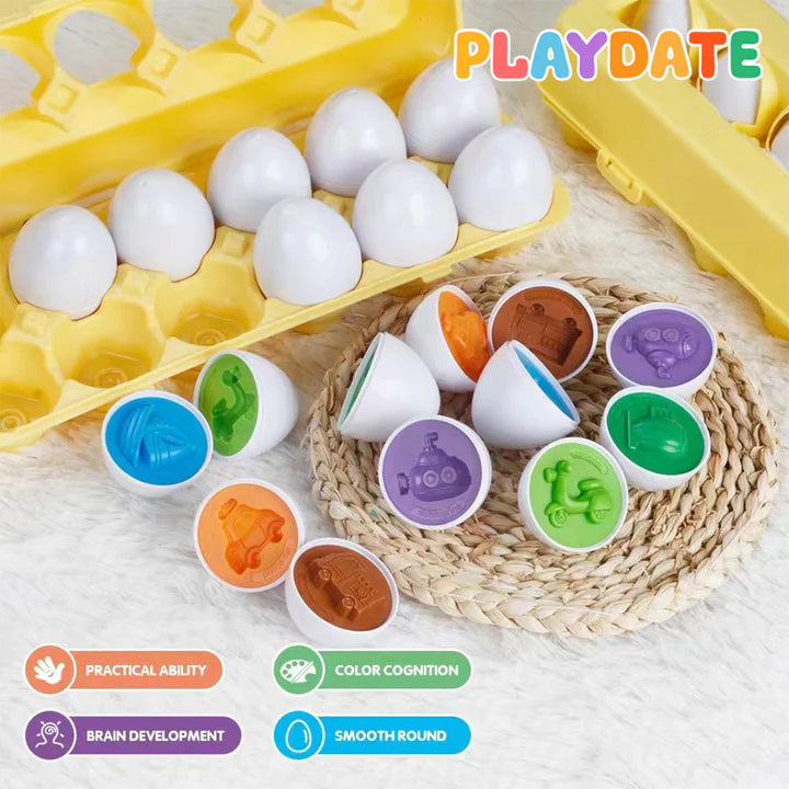 Playdate Matching Eggs - Shapes