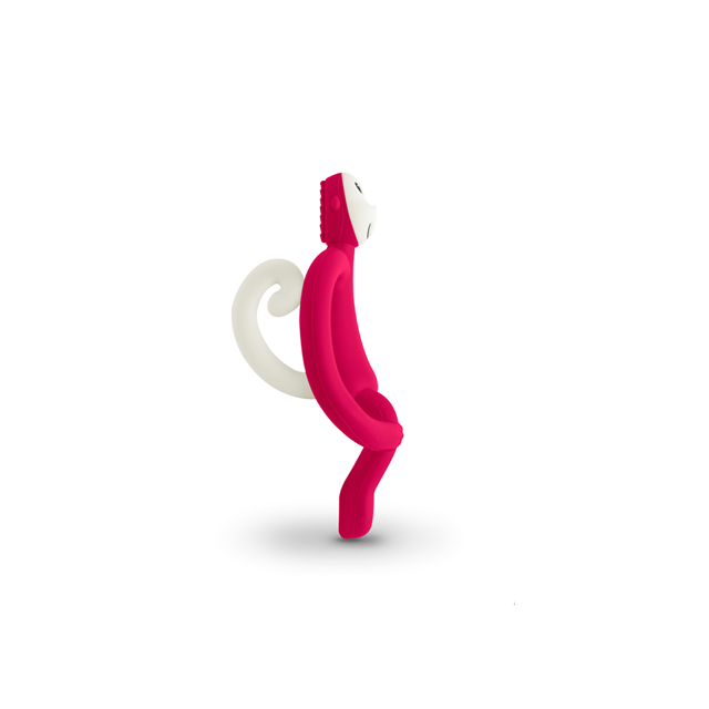 Matchstick Monkey Teething Toy - Rubine Red