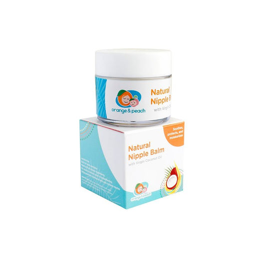 Orange and Peach Natural Nipple Balm - 30g