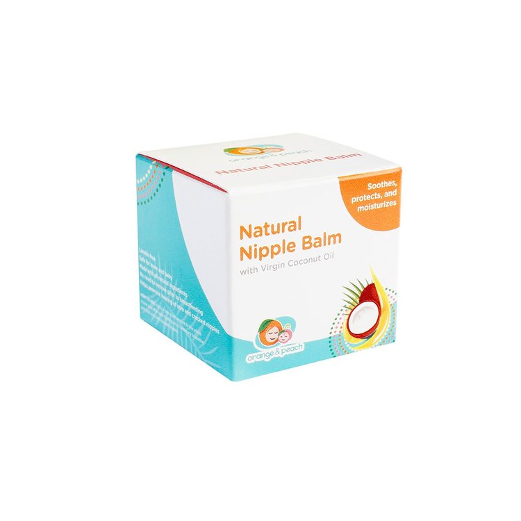 Orange and Peach Natural Nipple Balm - 30g