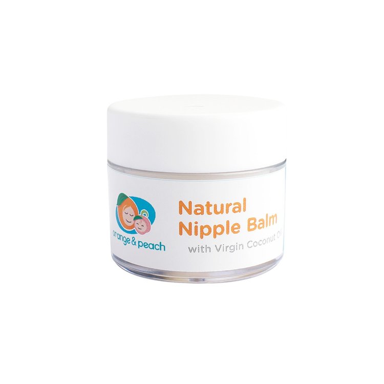 Orange and Peach Natural Nipple Balm - 30g