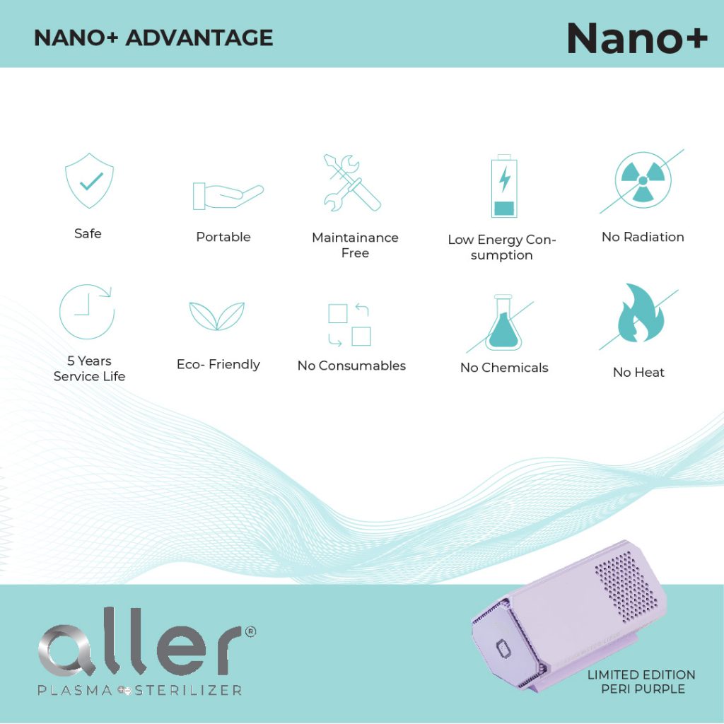 Aller Plasma Sterilizer Nano+ Purple