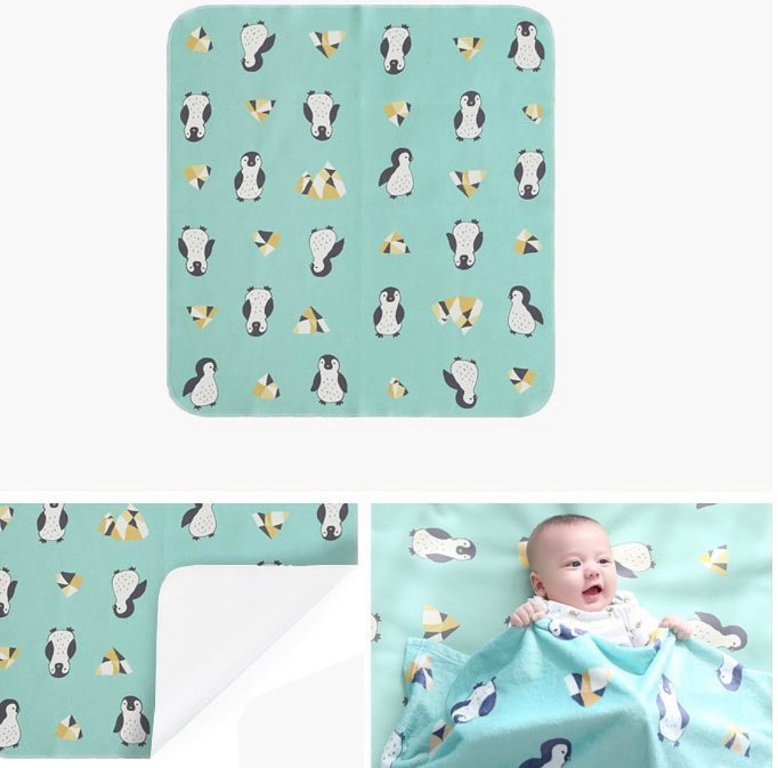 Borny Medium All Eco Waterproof Mat - Penguin