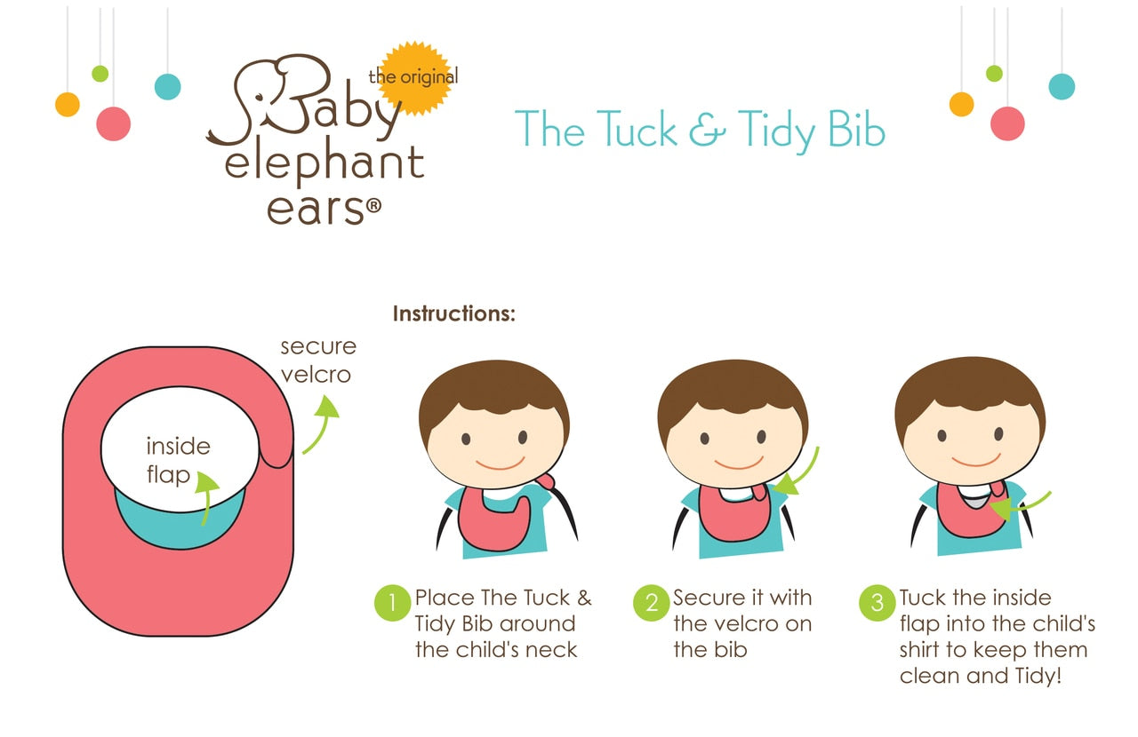 Baby Elephant Ears Believe Bib