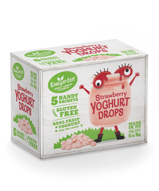 Kiwi Garden Strawberry Yoghurt Drops - 45g