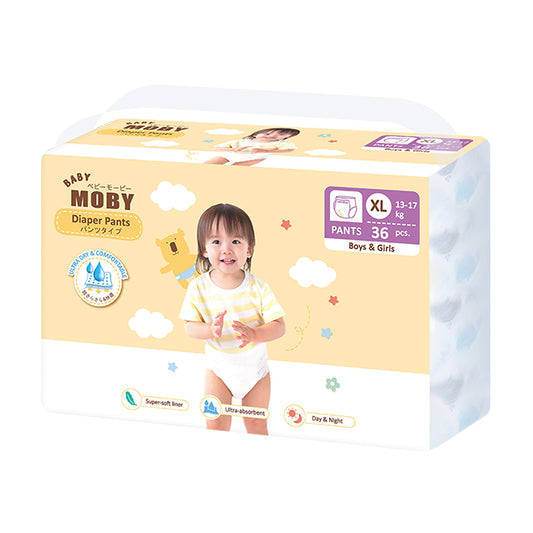 Baby Moby Chlorine Free Diaper Pants 36ct - Extra Large