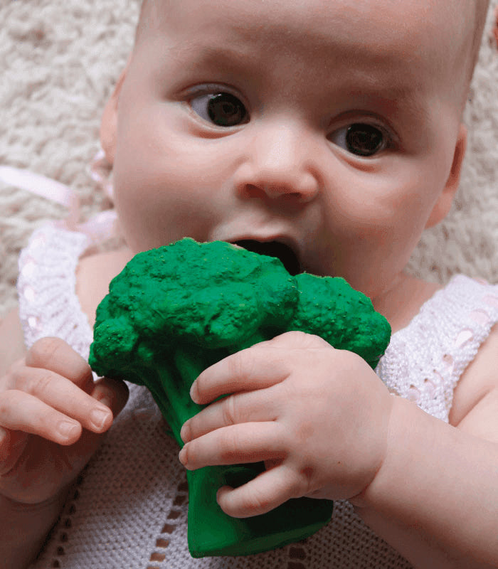 Oli & Carol Fruits and Veggies Teether - Brucy the Broccoli
