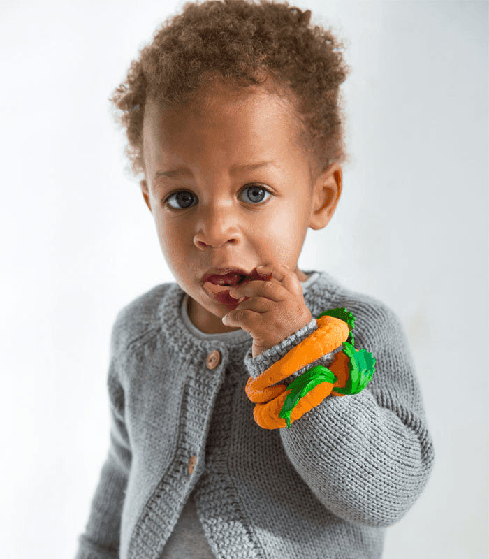 Oli & Carol Fruits and Veggies Teether - Cathy the Carrot