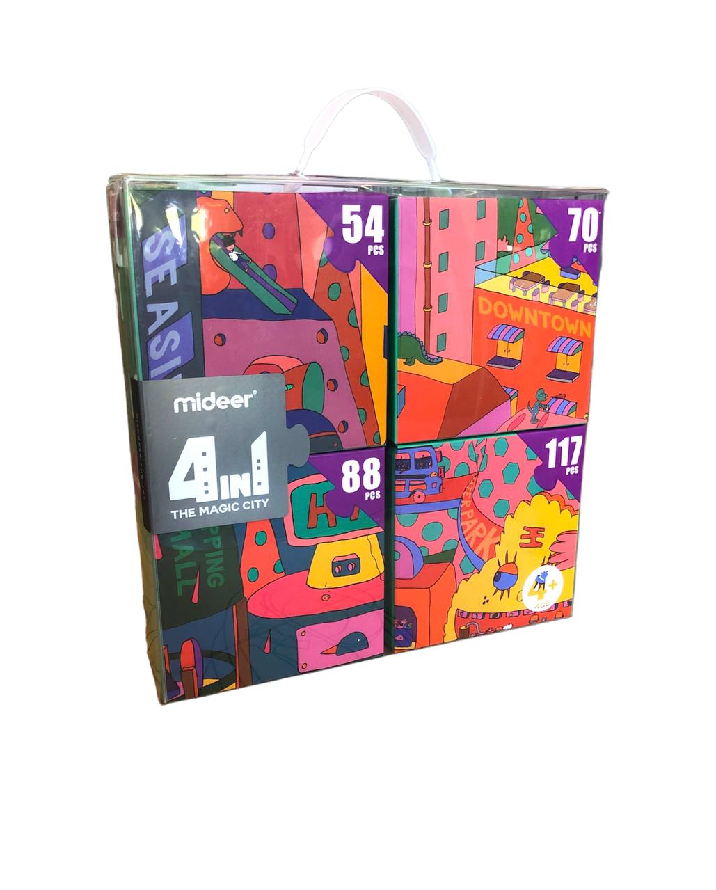 Mideer 4 in 1 Puzzle - City