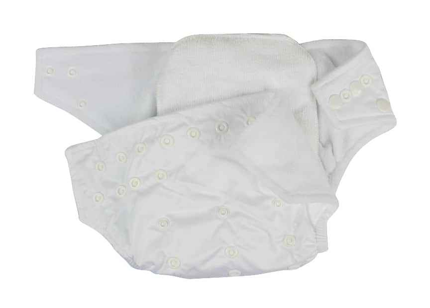 Next9 Cloth Diaper White