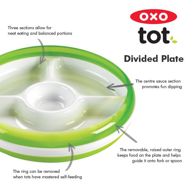 Oxo Tot Divided Plate