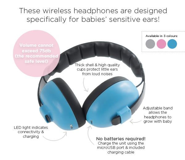Banz Baby Ear Muffs Safe and Sound with Bluetooth
