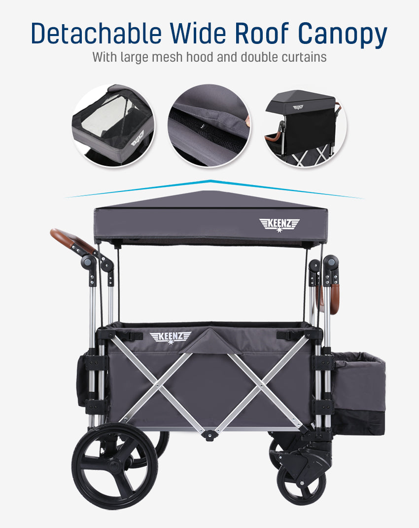 Keenz 7S Stroller Wagon - Gray