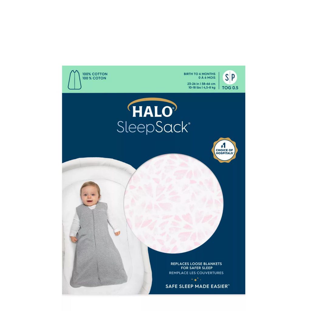 Halo Sleepsack Wearable Blanket - Heart Toss