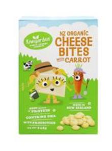 Kiwi Garden NZ Organic Cheese Bites with Carrot 18g