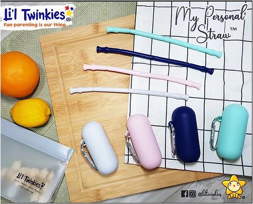 Li'l Twinkies Silicone Drinking Straw