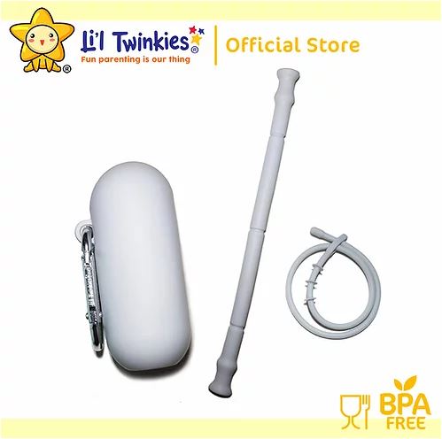 Li'l Twinkies Silicone Drinking Straw