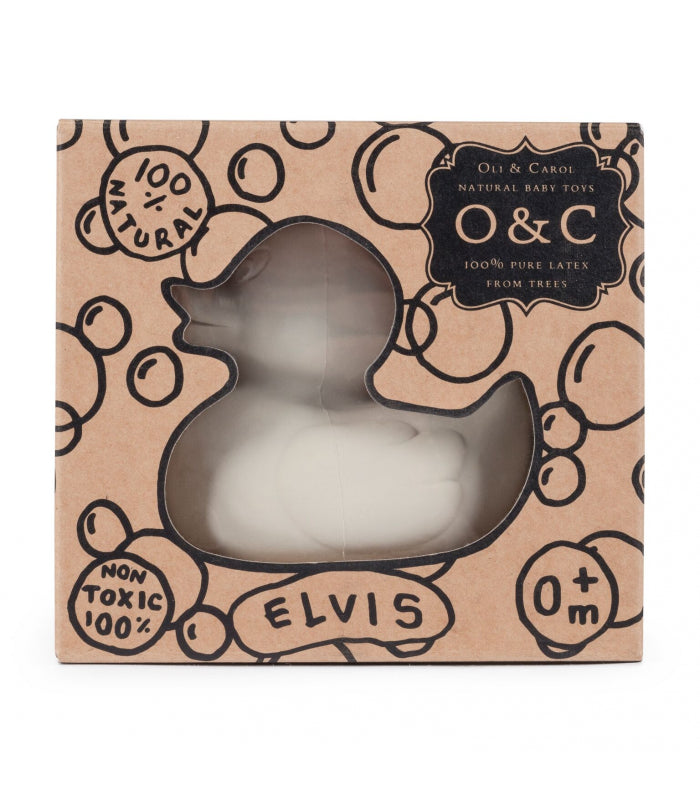 Oli & Carol Elvis the Duck - Light Grey