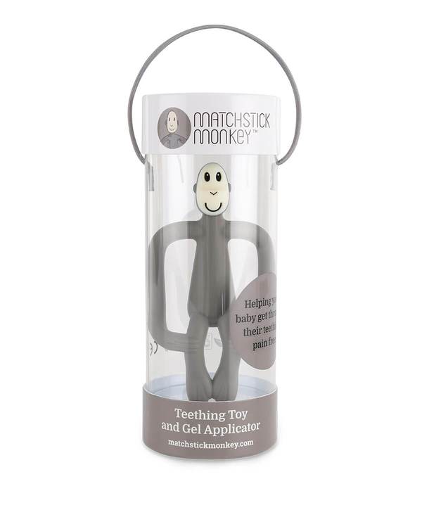 Matchstick Monkey Teething Toy - Grey