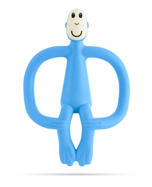 Matchstick Monkey Teething Toy - Baby Blue