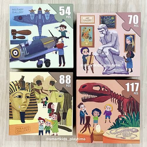 Mideer 4 in 1 Puzzle - Museum