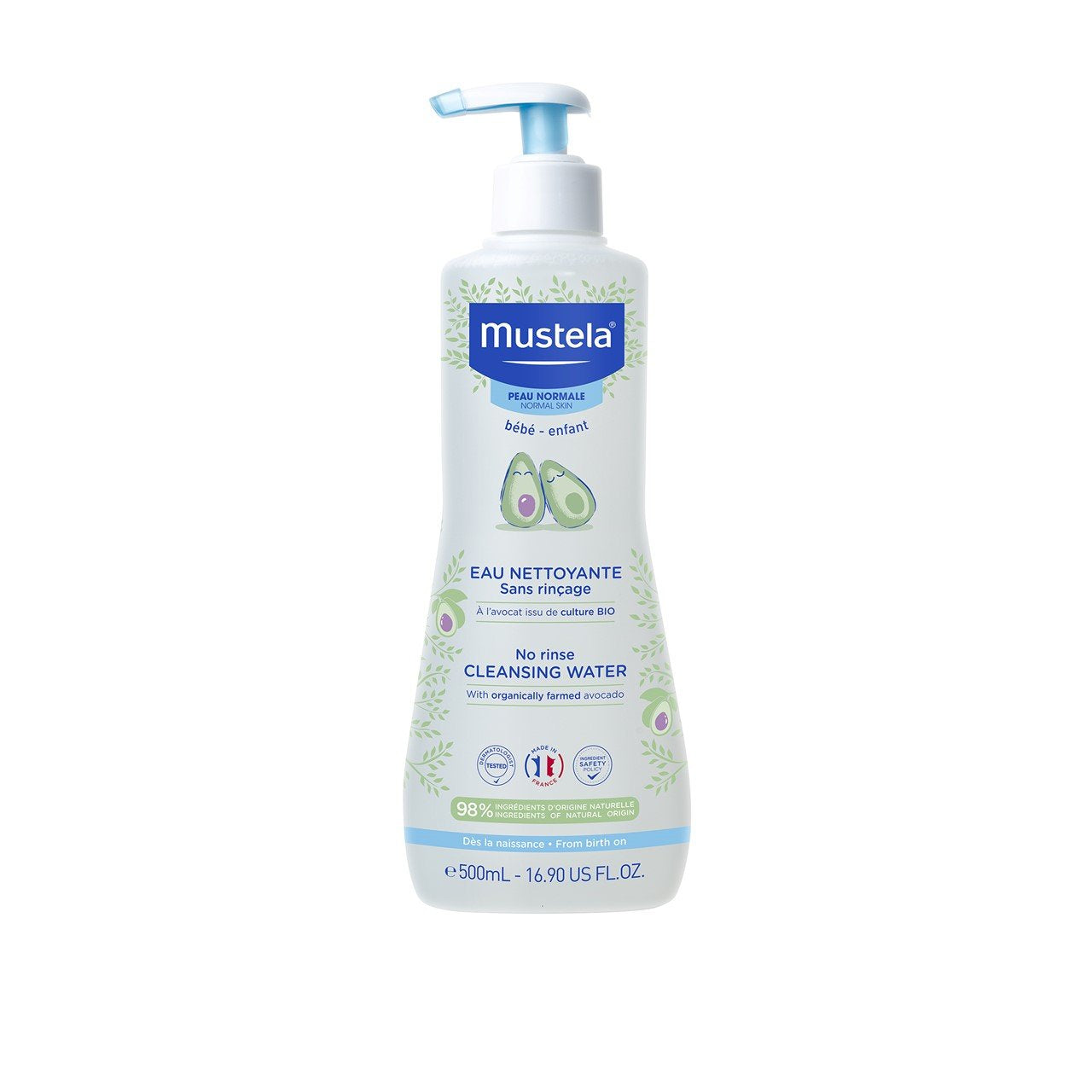 Mustela No Rinse Cleansing Water - 500ml