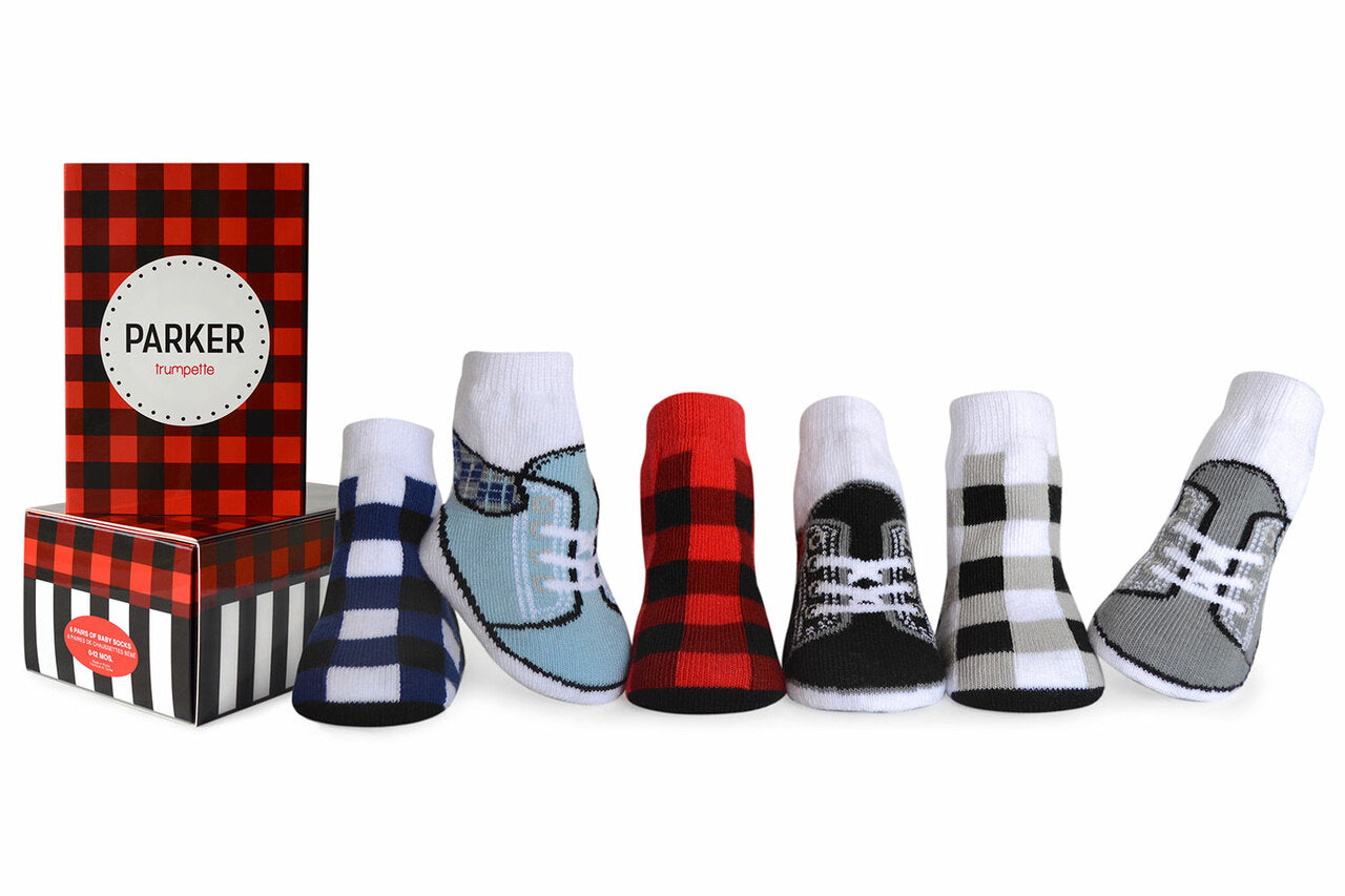 Trumpette Parker Bright Socks, 6 Pack