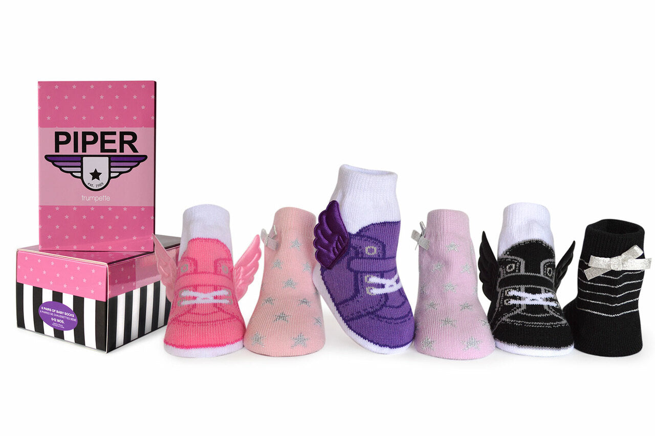 Trumpette Piper Bright Socks, 6 Pack