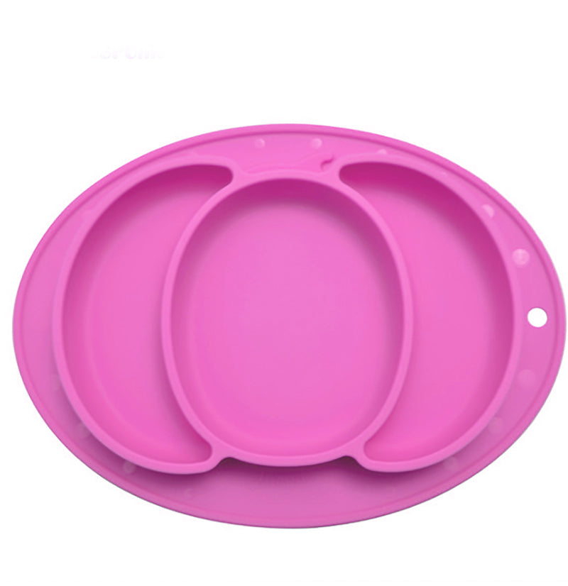 Little Green Elephant Silicone Placemat Plate