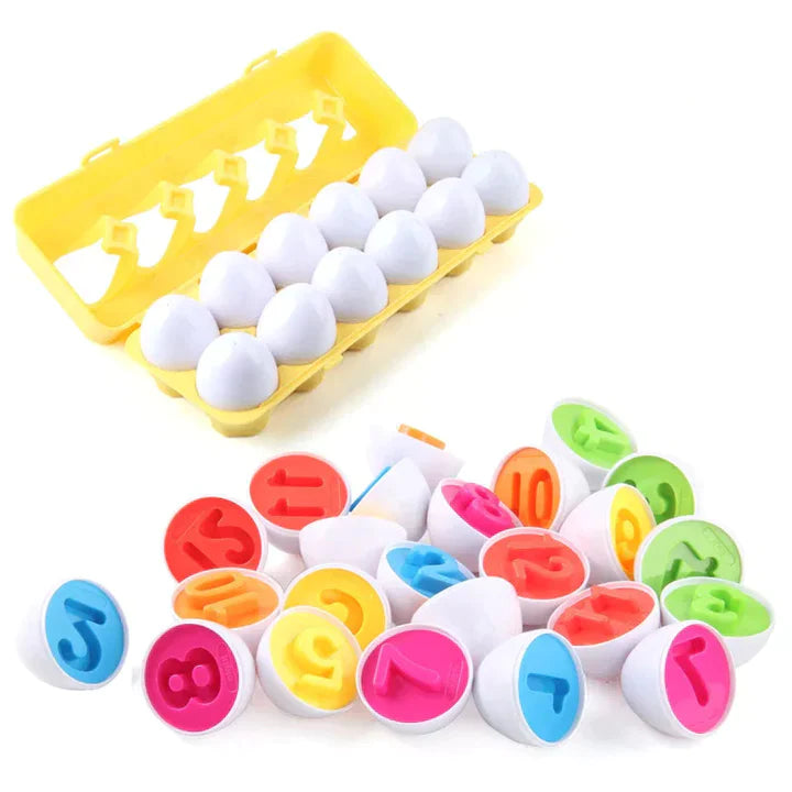 Playdate Matching Eggs - Numbers
