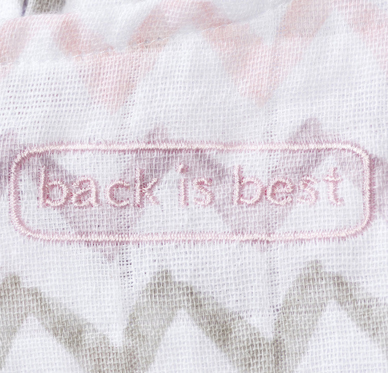 Halo Sleepsack Swaddle Muslin Pink Chevron