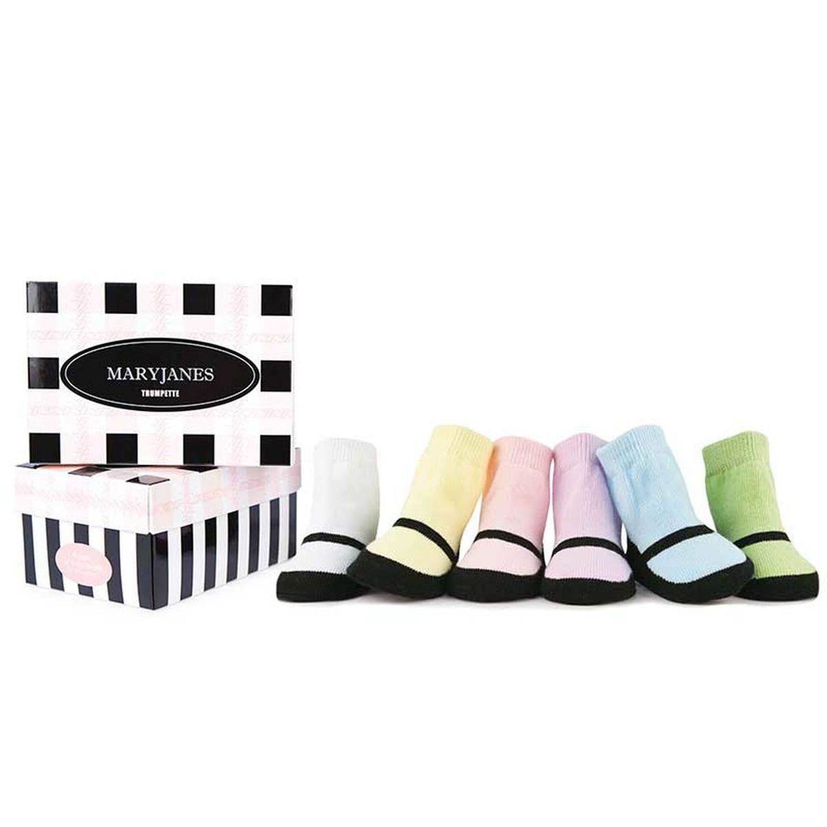 Trumpette Maryjane Pastel Socks, 6 Pack