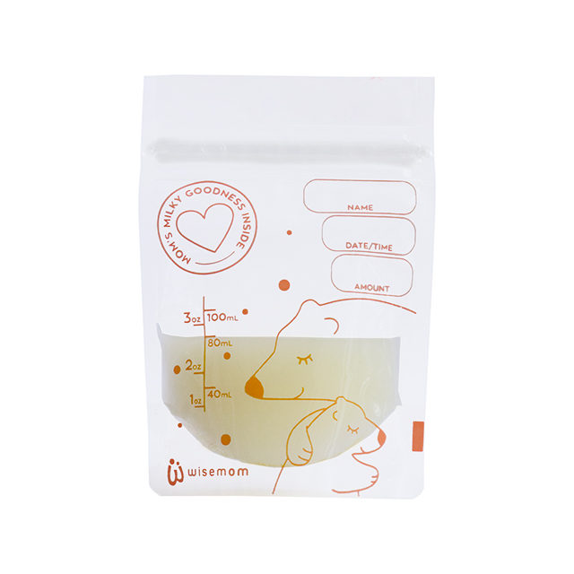 Wisemom Milksafe Breastmilk Storage Bags 3oz (20’s)