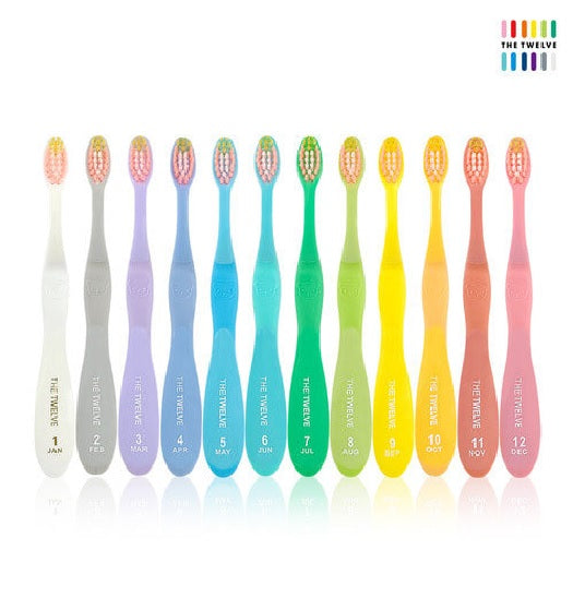 The Twelve 3-8Y Kids Toothbrush (12pcs) - Pastel