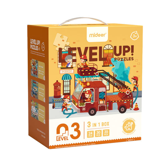 Mideer Level Up Puzzles - Busy Rescue Team