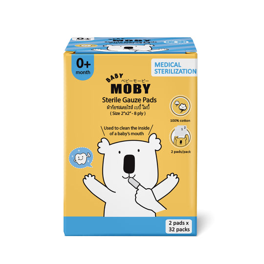 Baby Moby Sterile Gauze Pads (32 pks)