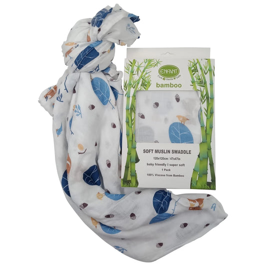 Enfant Bamboo Swaddle 120x120 - Nature