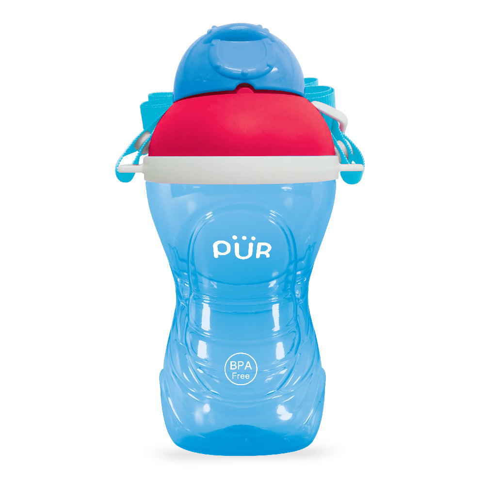 PUR Activity Straw Cup with Strap