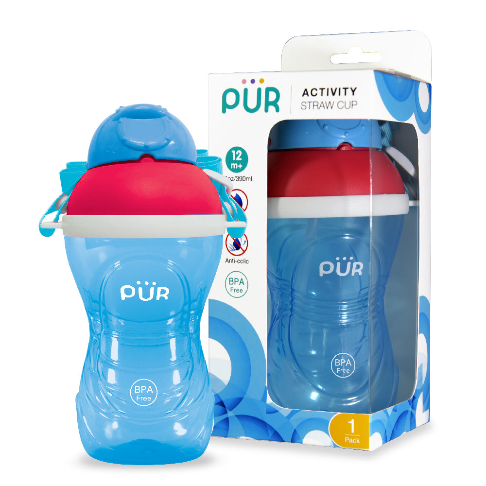 PUR Activity Straw Cup with Strap