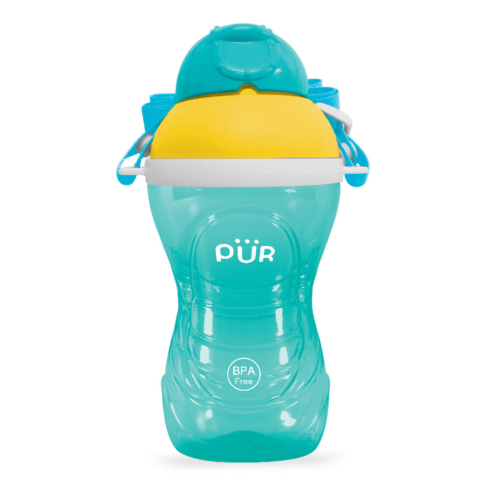 PUR Activity Straw Cup with Strap