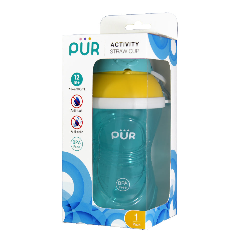 PUR Activity Straw Cup with Strap