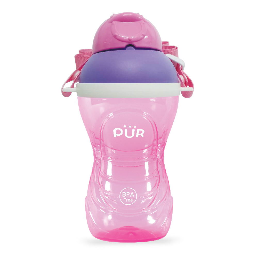 PUR Activity Straw Cup with Strap