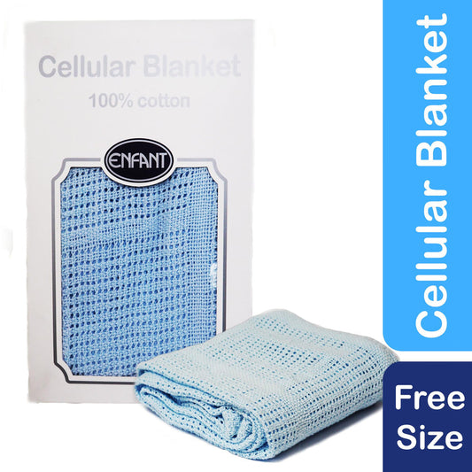 Enfant Cellular Blanket - Blue