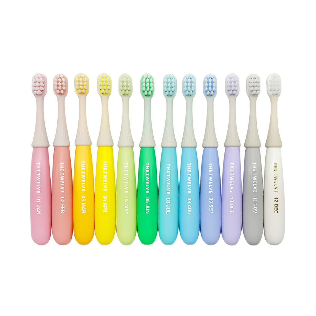 The Twelve 1-3Y Toddler Toothbrush (12pcs) - Pastel