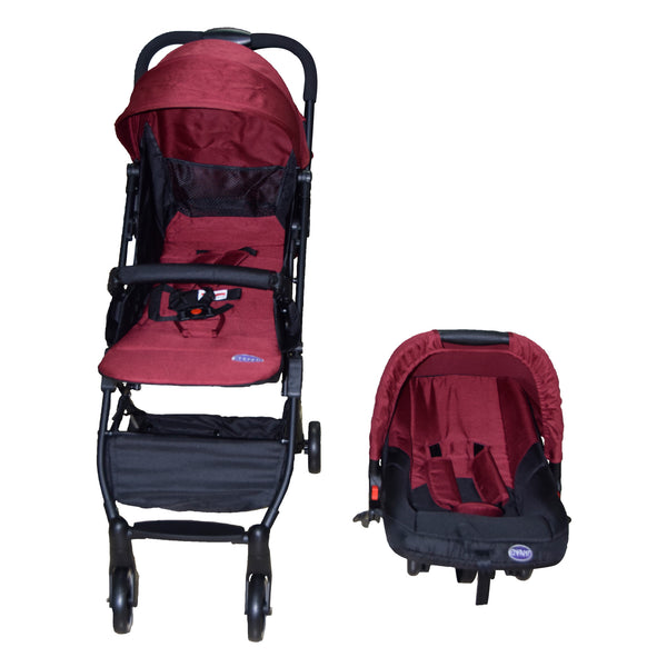 Enfant Stroller w/ Car Seat - Red