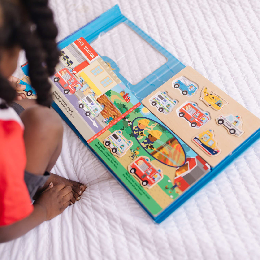 Melissa & Doug Book & Puzzle Play Set: To the Rescue