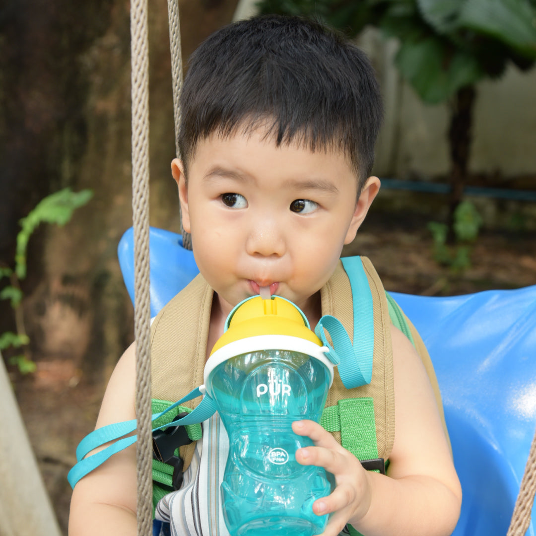 PUR Activity Straw Cup with Strap