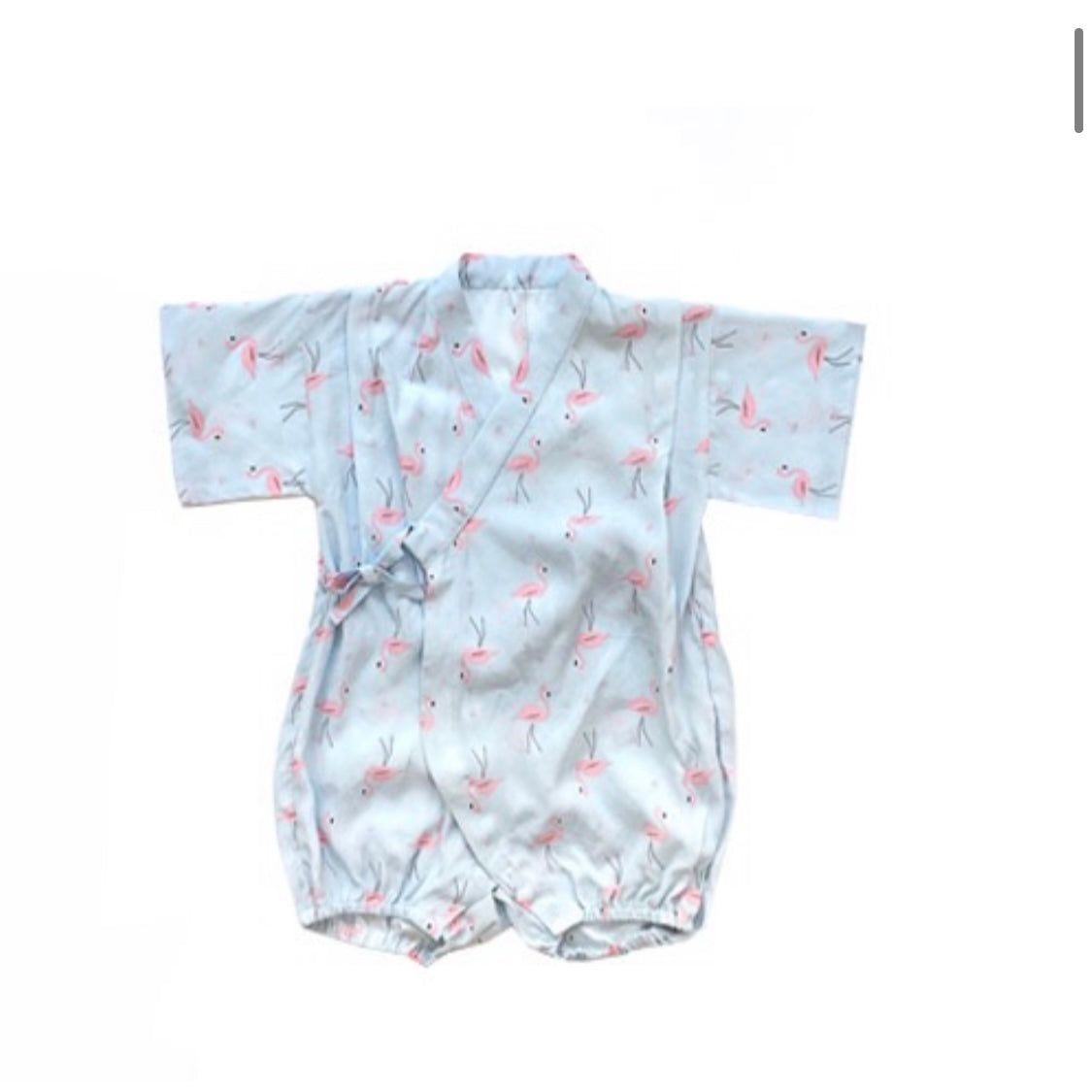 Borny Tieside Onesies - Flamingo