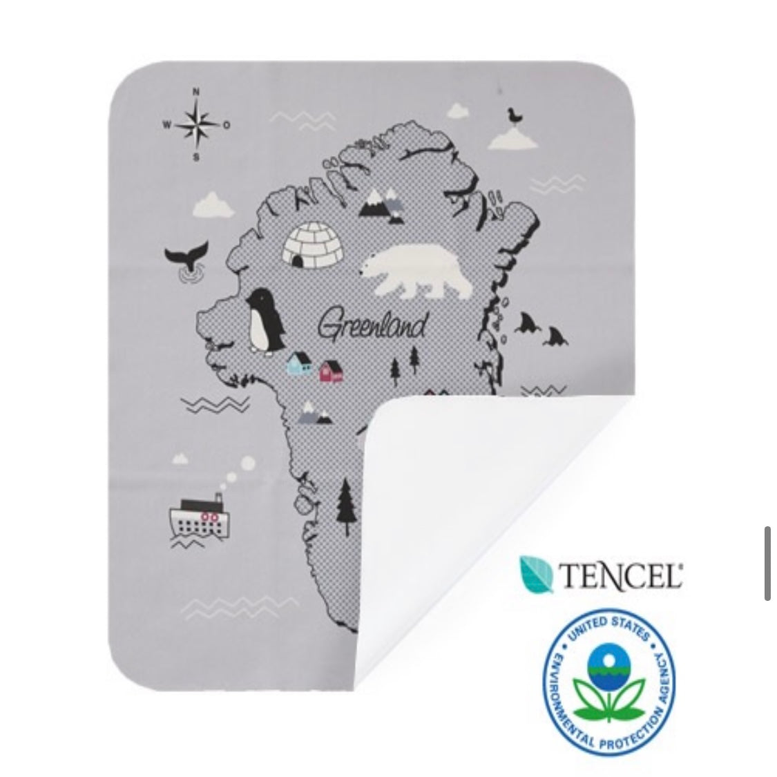 Borny Medium All Eco Waterproof Mat - Greenland